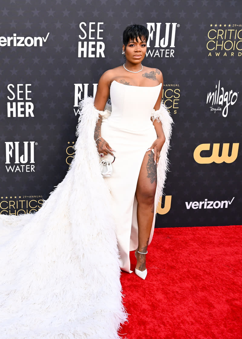 Fantasia Barrino at The 29th Critics' Choice Awards held at The Barker Hangar on January 14, 2024 in Santa Monica, California.