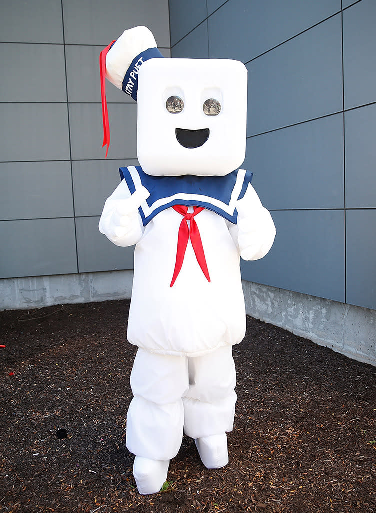 <p>The Stay Puft Marshmallow Man “just popped in there.” (Photo: Getty Images)</p>