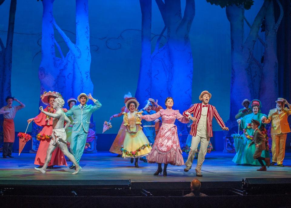 The cast of Lyric Theatre's 2015 production of "Mary Poppins" performs. The Oklahoma City theater will revisit the musical in its 2024 season.