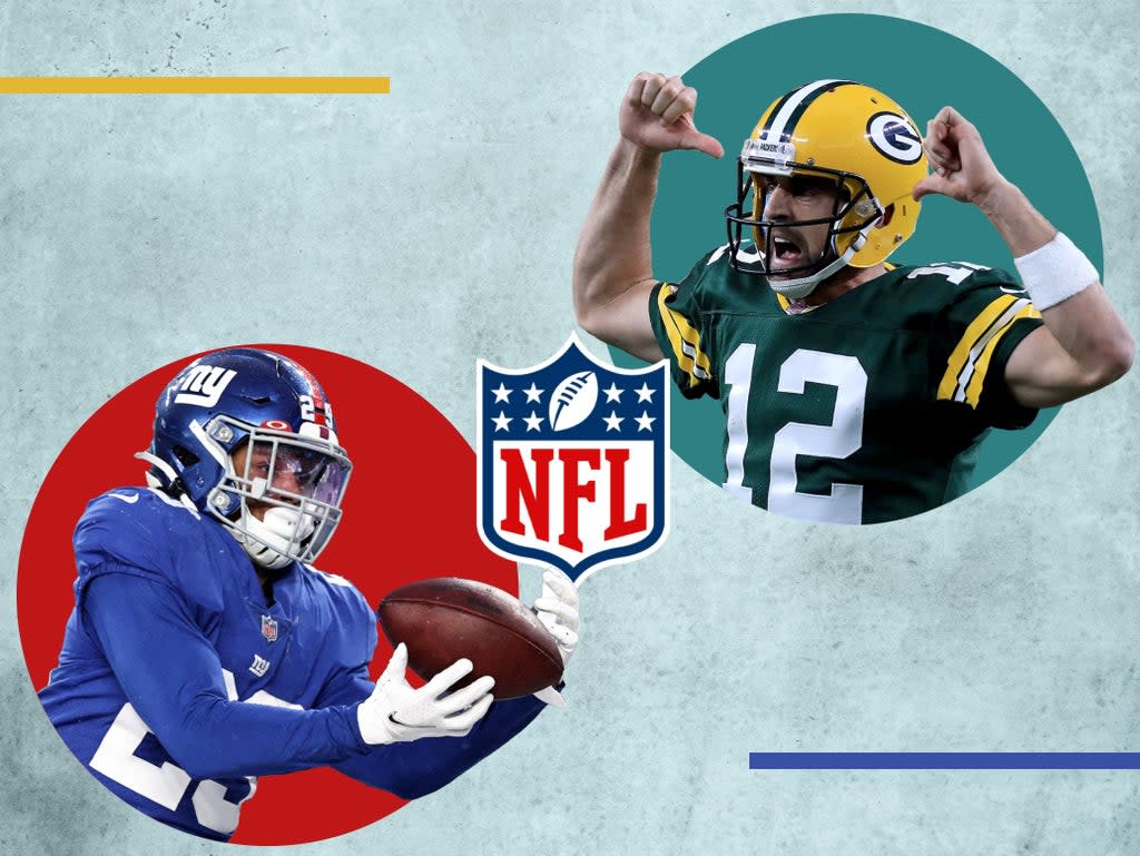 Packers or Giants? Who will win?  (Getty/The Independent)