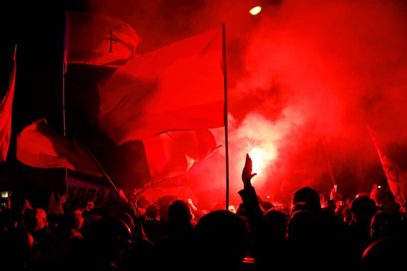 Madrid residents protest against amnesty in Catalonia, in Madrid