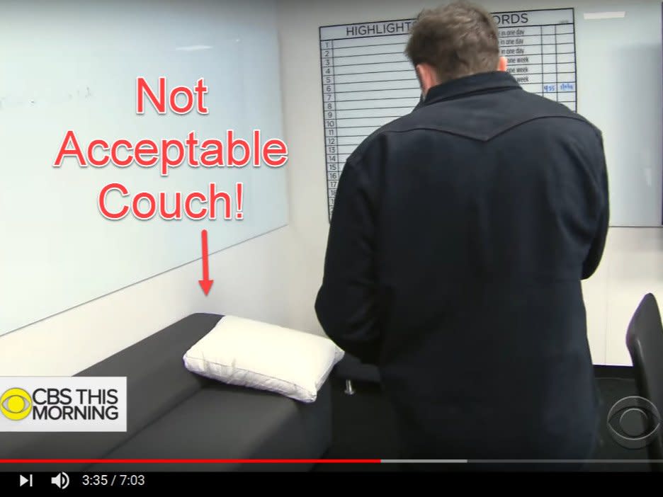 Elon Musk couch