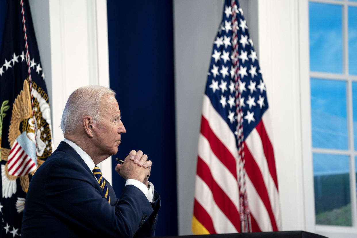 President Joe Biden during a Major Economies Forum on Energy and Climate in Washington, on Sept. 17, 2021.