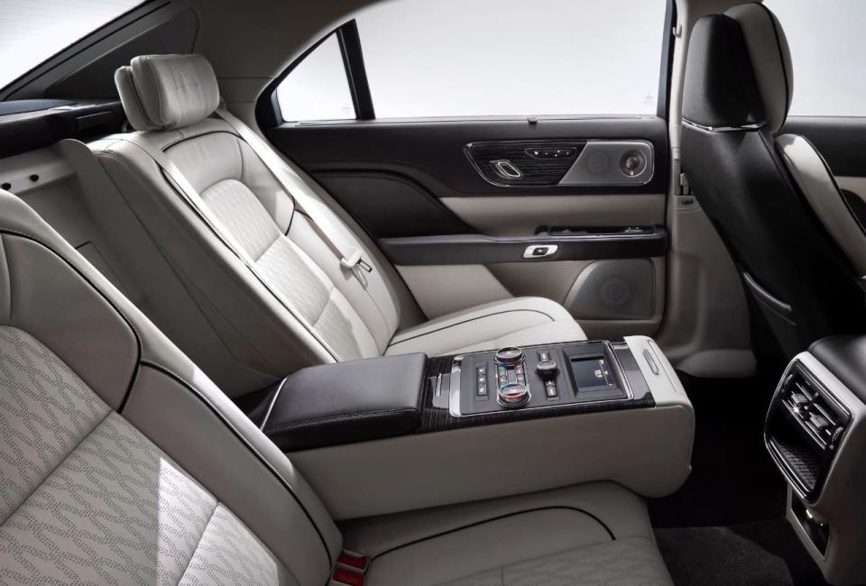 <p>Rear-seat passengers have optional power sunshades and can move the driver’s seat forward remotely—another feature designed with Chinese buyers in mind. </p>