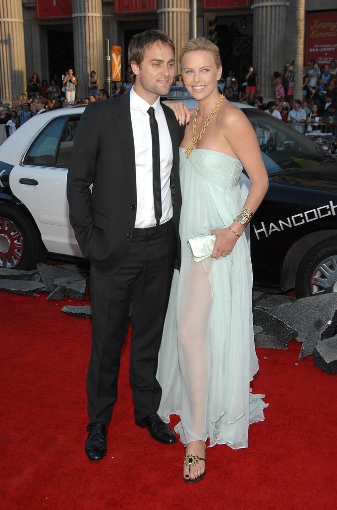 Hancock Premiere 2008 Stuart Townsend Charlize Theron