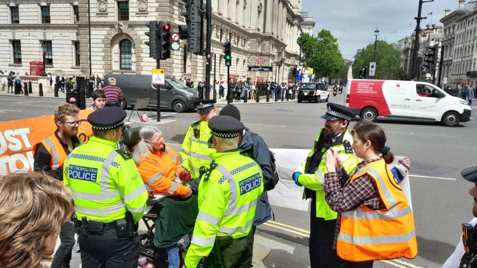 Just Stop Oil in Parliament Square (Just Stop Oil)