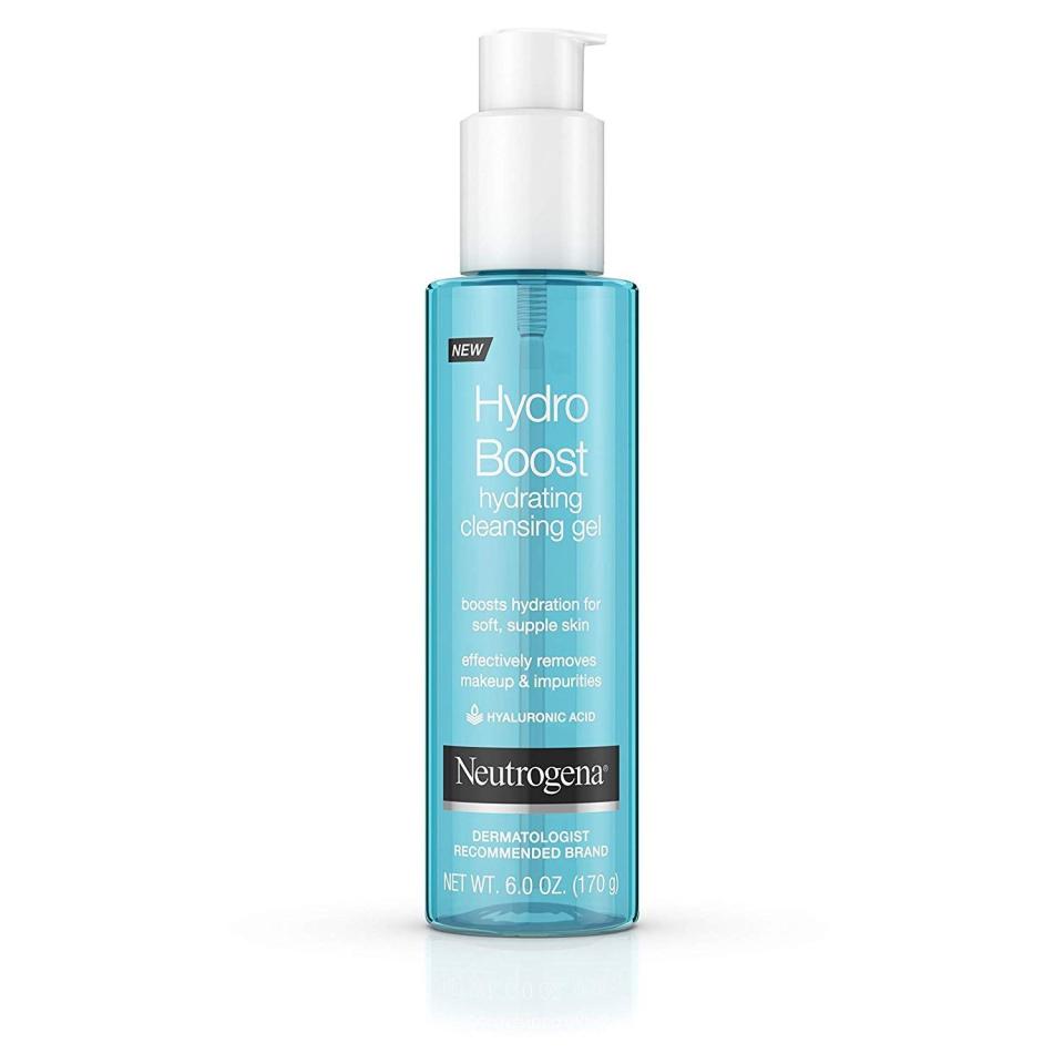 1) Hydro Boost Hydrating Gel Cleanser