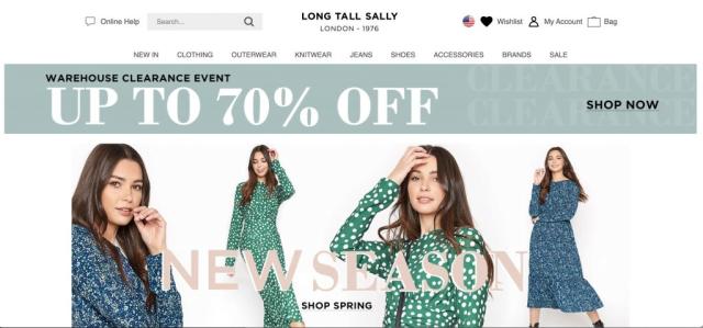 Long tall sally, Brand store