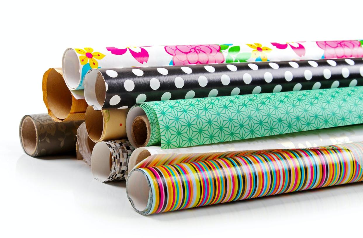 Americans spend a lot of money on gift wrapping supplies. ronstik/Shutterstock.com