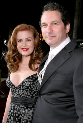 Isla Fisher and Scott Frank , director at the Los Angeles premiere of Miramax Films' The Lookout