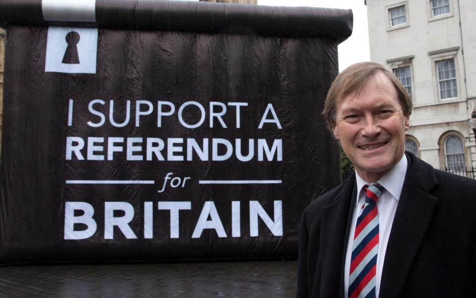 Sir David was a staunch supporter of the Brexit campaign 