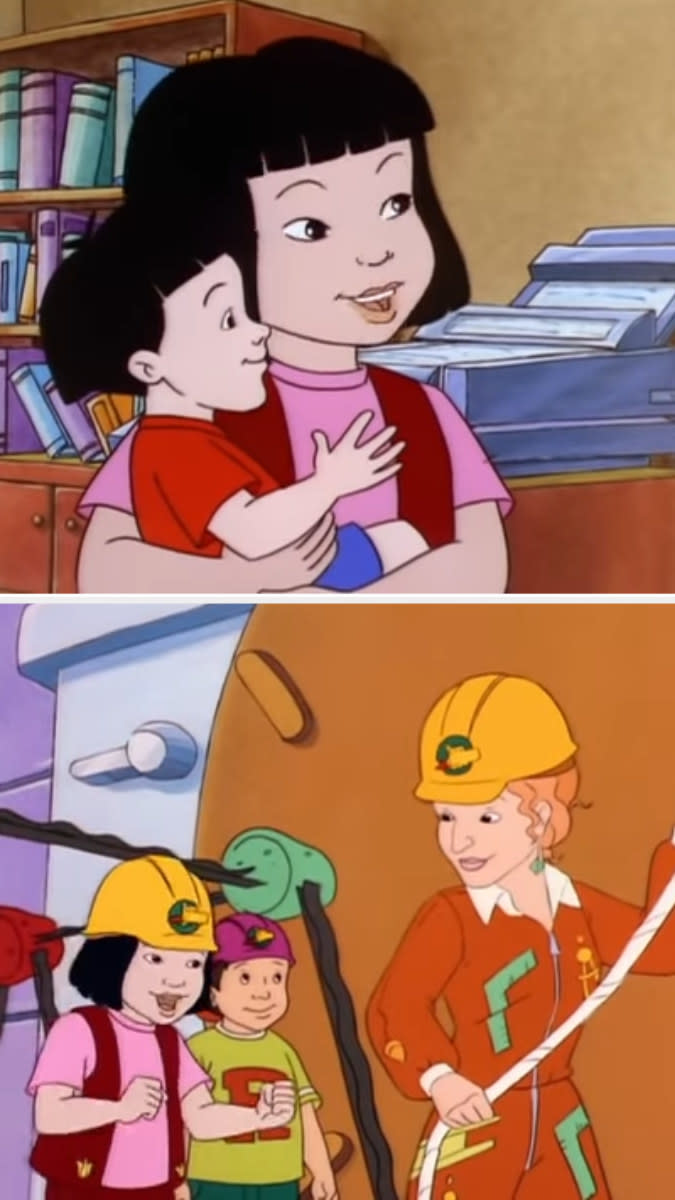 Screenshots from "Magic School Bus"