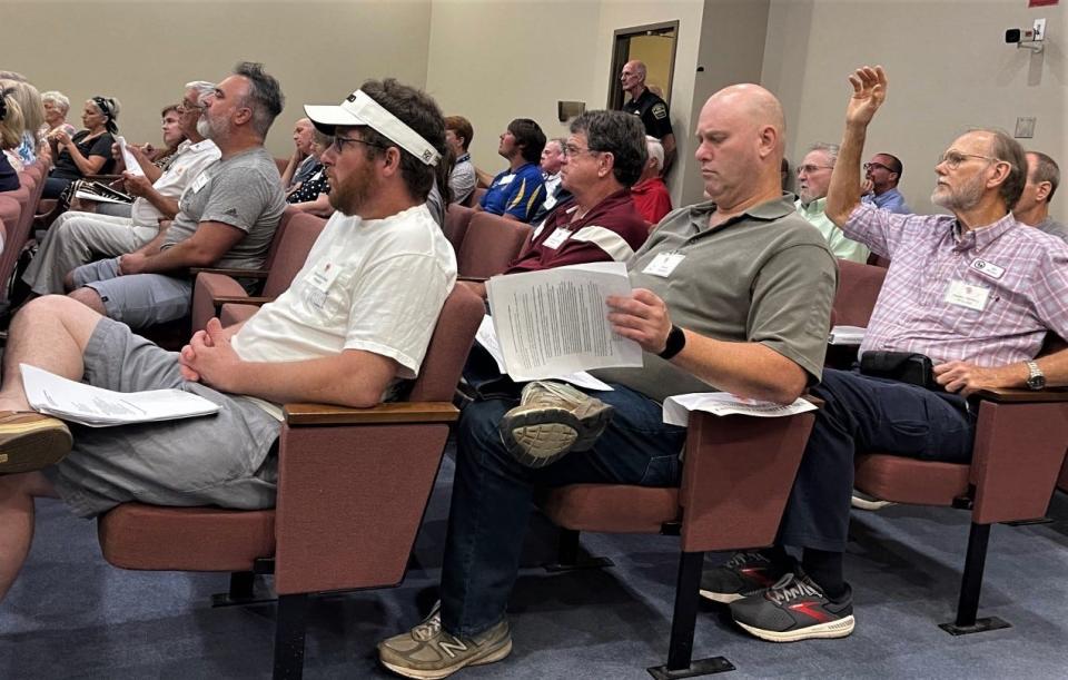 The Spartanburg County Republican Party executive committee , pictured, voted Thursday to reject a protest by County Council candidate Alex Turner and certify incumbent Councilwoman Jessica Coker as the winner on primary day, June 14.
