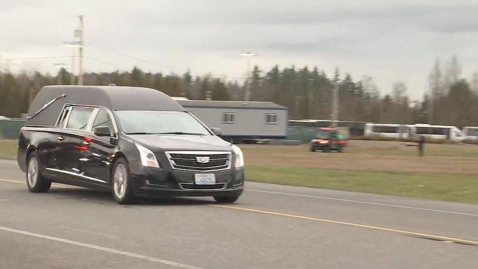 Procession, memorial for fallen Trooper Christopher Gadd