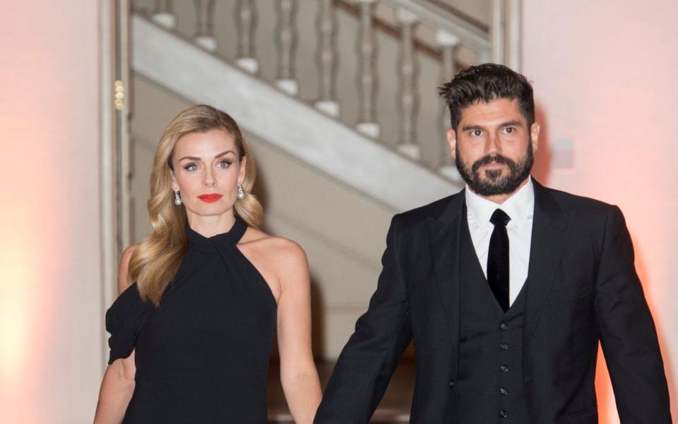 Katherine Jenkins with her husband Andrew Levitas - Paul Grover