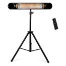 <p><strong>Briza</strong></p><p>amazon.com</p><p><strong>$249.99</strong></p><p>We’re obsessed with this electric patio heater from Briza for so many reasons. First, it has a <em>remote</em>, so it’s so easy to control from anywhere.<br></p><p>It has three heat levels (900, 1,200, and 1,500 watts) that allow you to adjust temps with ease and a safety feature that lets the heater automatically turn off if it senses it’s about to tip over.</p><p>An IP 55 rating means it withstands all elements, and its built-in timer is a godsend for forgetful souls (aka us). Fans of this patio heater <a href="https://www.amazon.com/gp/customer-reviews/R2R1162N8JO6SP?tag=syn-yahoo-20&ascsubtag=%5Bartid%7C2089.g.33969775%5Bsrc%7Cyahoo-us" rel="nofollow noopener" target="_blank" data-ylk="slk:say it’s;elm:context_link;itc:0;sec:content-canvas" class="link ">say it’s</a> “very easy to use compared with propane models,” and <a href="https://www.amazon.com/gp/customer-reviews/R277VI2P88IUR4/?tag=syn-yahoo-20&ascsubtag=%5Bartid%7C2089.g.33969775%5Bsrc%7Cyahoo-us" rel="nofollow noopener" target="_blank" data-ylk="slk:even though it’s;elm:context_link;itc:0;sec:content-canvas" class="link ">even though it’s</a> “not as warm as a propane heater, [it’s] much more convenient [and it’s] easy to set up on the included tripod.”</p>