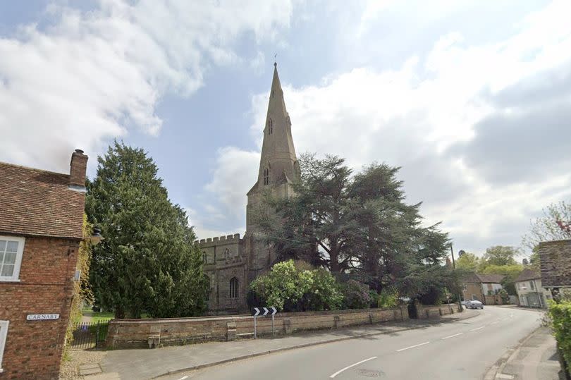 St Andrew's Church, a grade-one listed church in Kimbolton