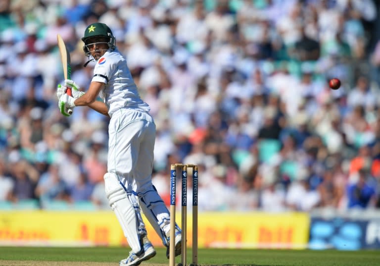 Pakistan's Younis Khan bats during play on the second day of the fourth test cricket match between England and Pakistan on August 12, 2016