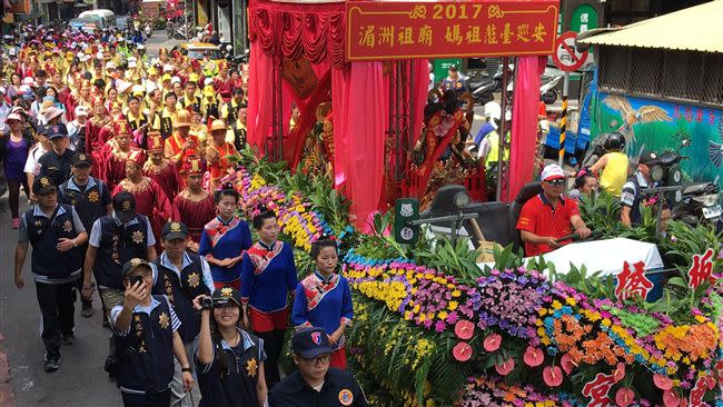 湄洲媽祖過去也曾到台灣巡安。