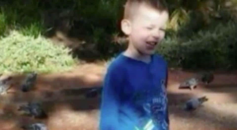 'Rest in peace, my special little man'. Photo: 7 News
