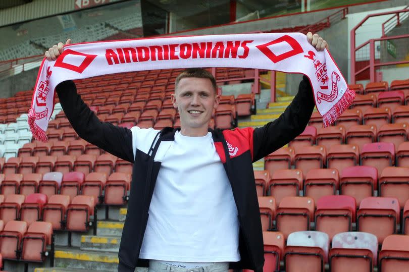 Dylan MacDonald has signed for Airdrie -Credit:AFC