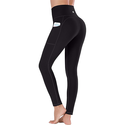 Ewedoos Printed Wide High Waisted Yoga Pants with Pockets