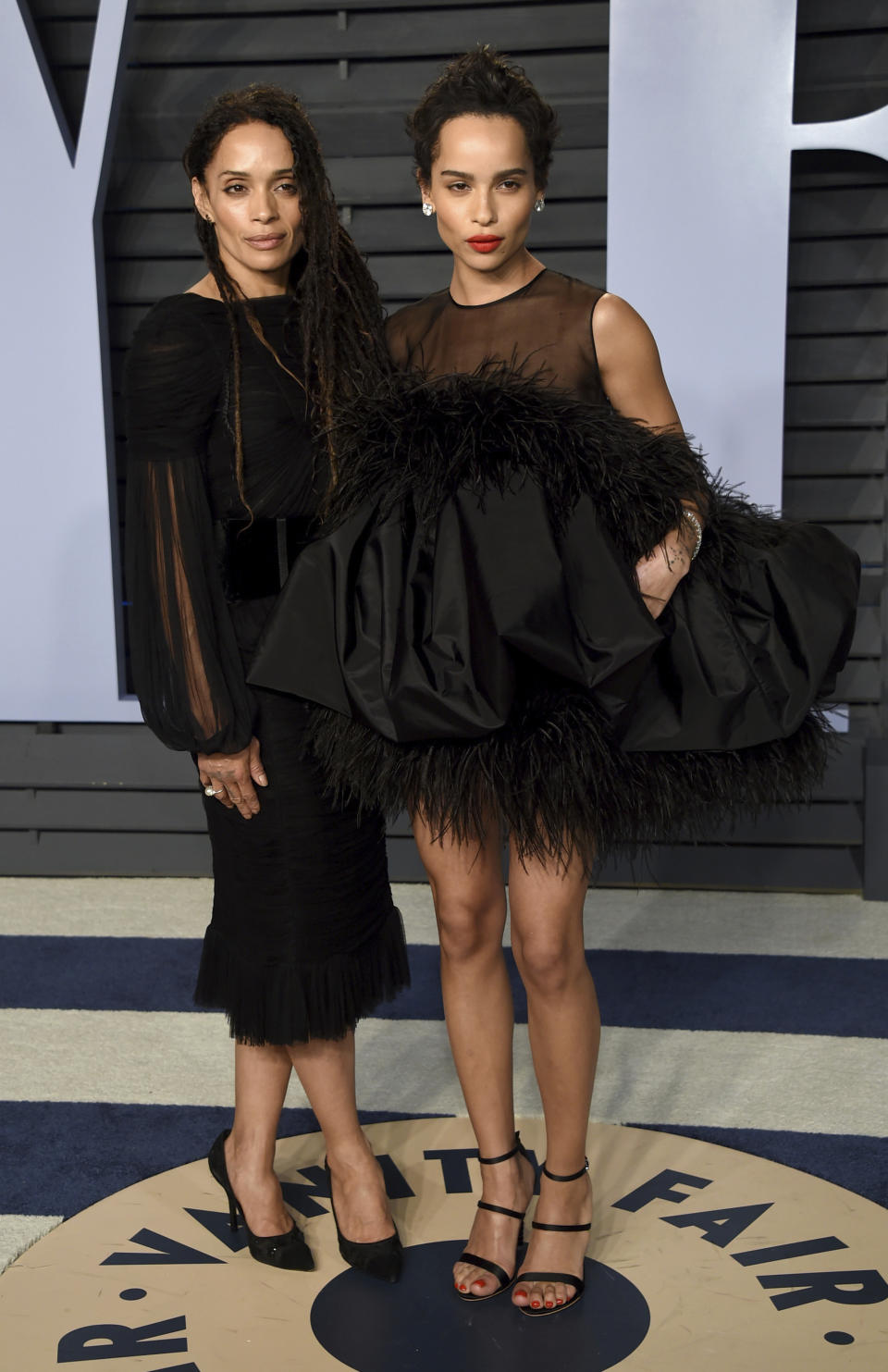 Lisa Bonet, left, and Zoe Kravitz 