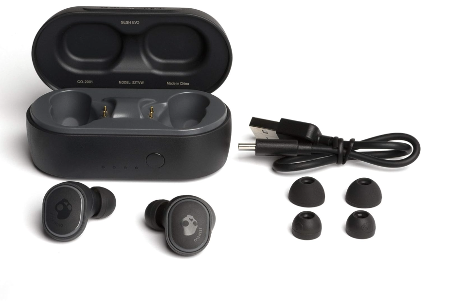 A photo of Skullcandy Sesh Evo True Wireless In-Ear Earbud in True Black. (PHOTO: Amazon Singapore)