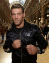 MILAN, ITALY - OCTOBER 18: Clemente Russo of the Thunder Milano Boxing Team poses in Galleria Vittorio Emanuele on October 18, 2010 in Milan, Italy. (Photo by Vittorio Zunino Celotto/Getty Images)