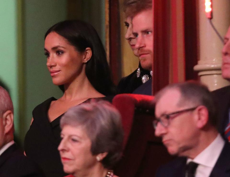 Meghan Markle chose to wear a cheap and cheerful LBD for the Royal British Legion Festival of Remembrance. Photo:Getty