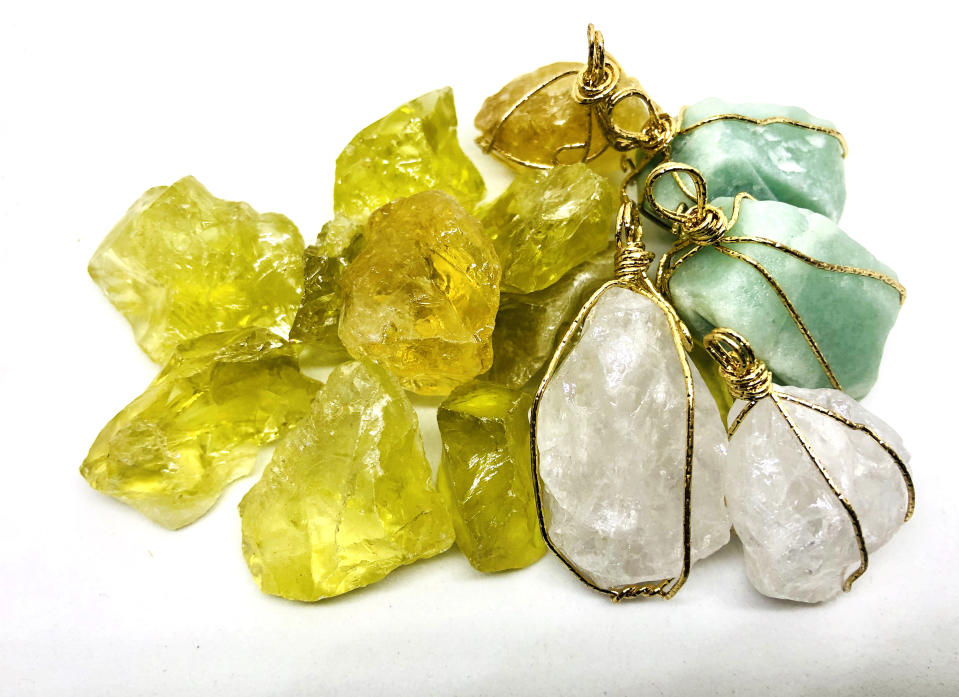 Amazonite and citrine crystals are believed to be the best advance crystals