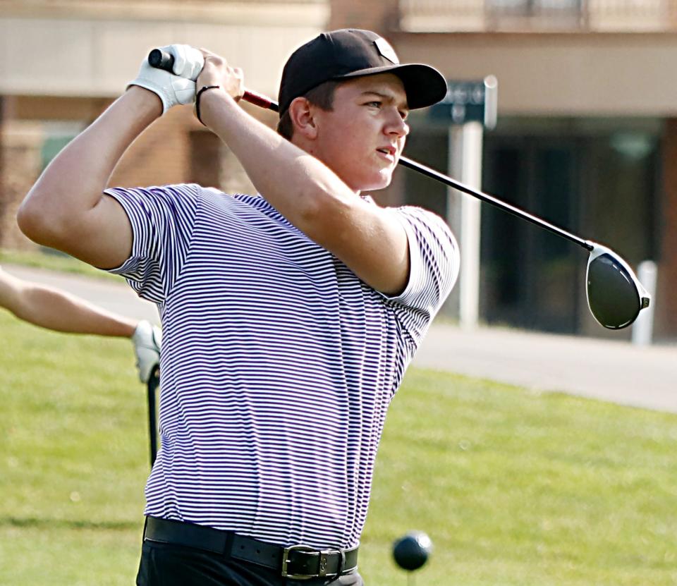 Watertown High School sophomore Jake Olson won the individual championship last October in the state Class AA boys golf tournament. He led the Arrows to a third-place finish in the tournament.