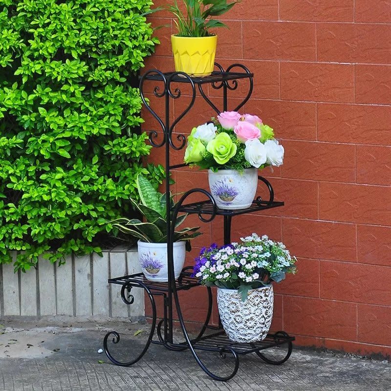 Lark Manor Hendershot Square Multi-Tiered Plant Stand