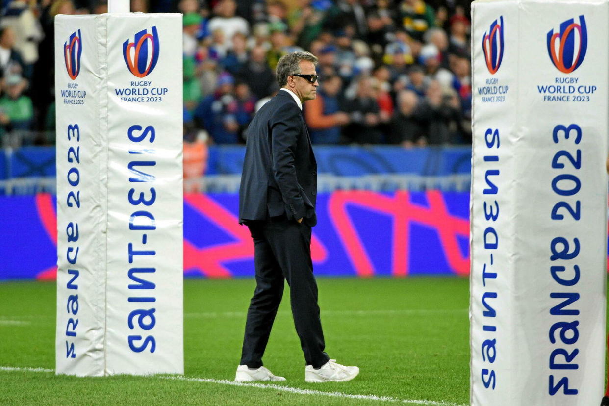 L'équipe de France de rugby joue contre l'Irlande en ouverture du tournoi des Six Nations 2024.  - Credit:David Gibson/Fotosport/Shutterst/SIPA / SIPA / David Gibson/Fotosport/Shutterst