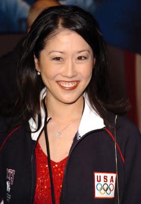 Kristi Yamaguchi at the LA premiere of Disney's Miracle