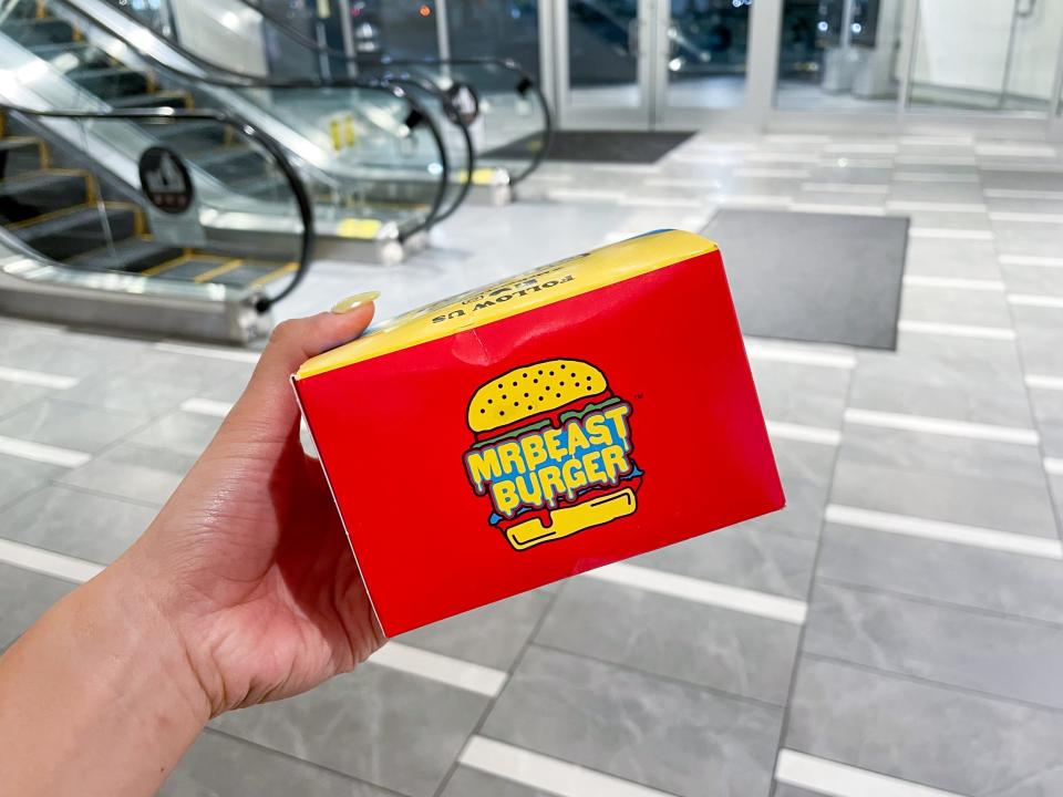 MrBeast Burger in a box