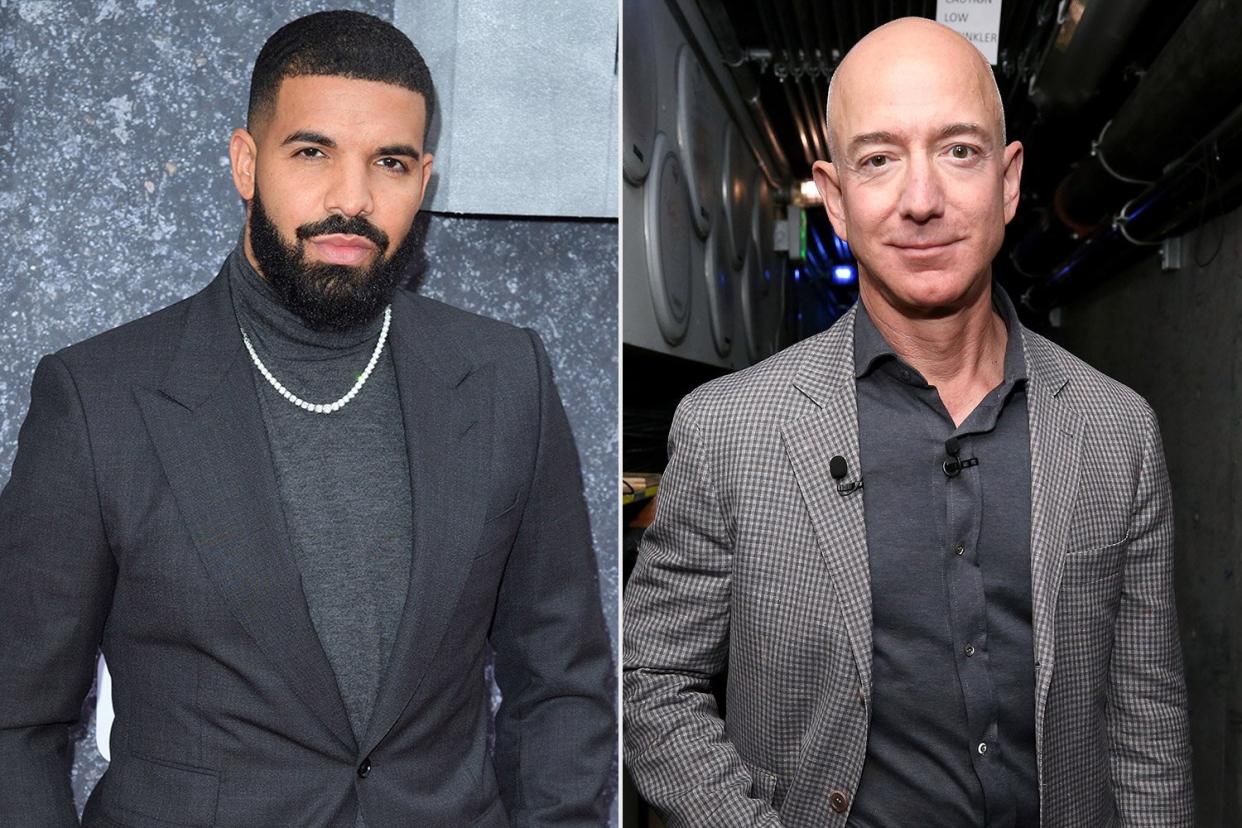 Drake and Jeff Bezos Bond Over Their Humble Beginnings: 'Started From the Bottom Now We're Here'