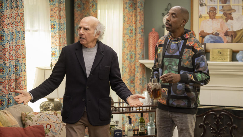 Larry David and J.B. Smoove in Curb Your Enthusiasm