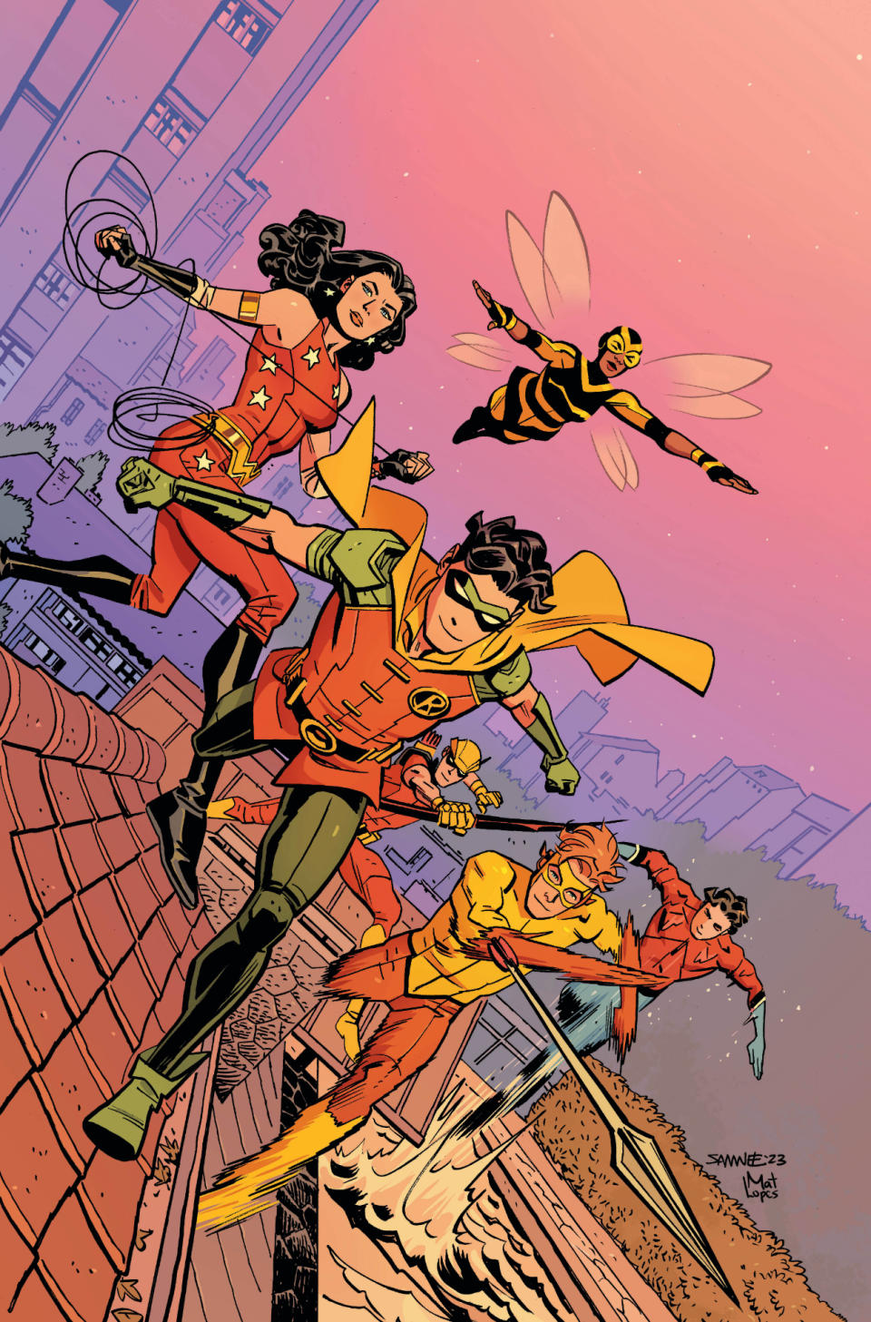 World's Finest: Teen Titans art