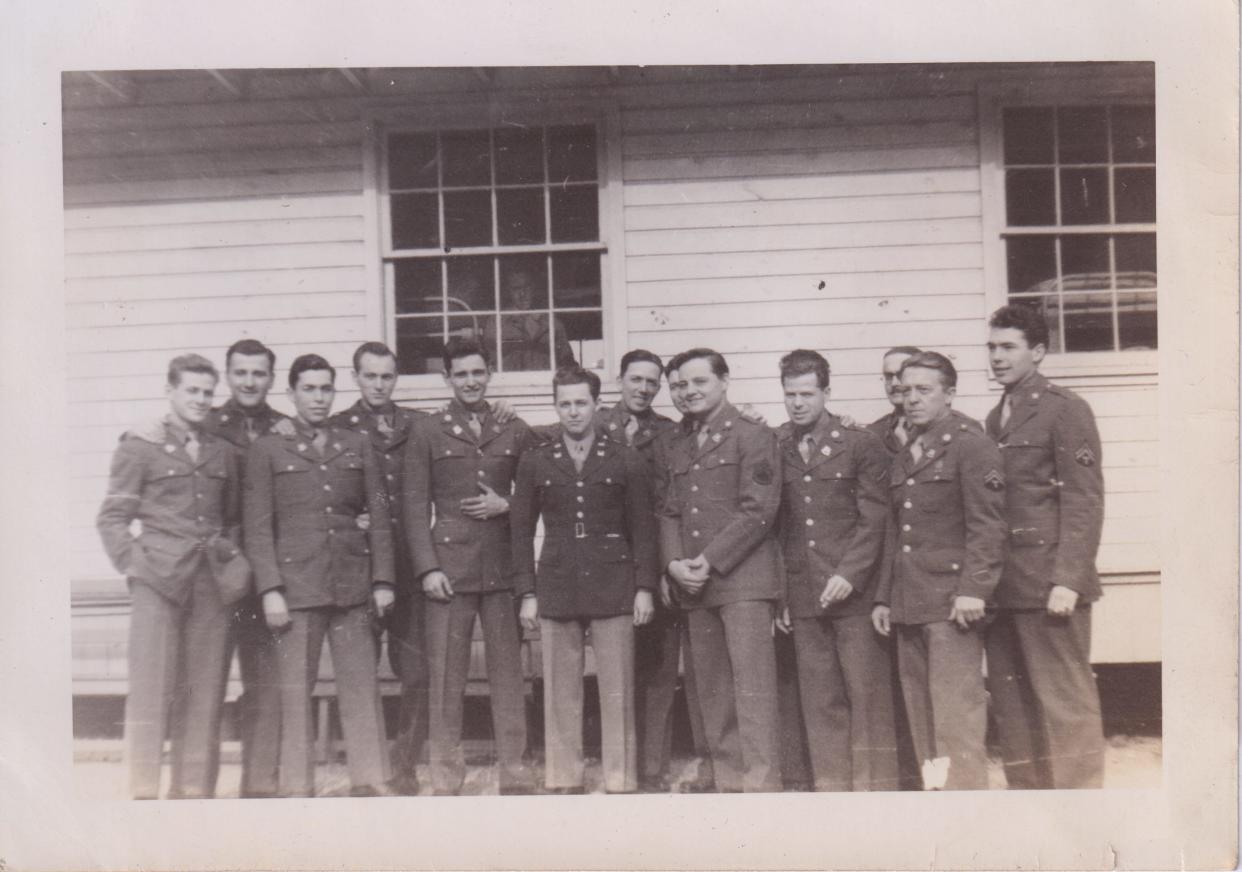 Photos from the archive of Joseph Sherlock, a member of the U.S. Army's "Ghost Army" during World War II, show his history of military service.