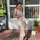 <p>The pregnangt <em>Bachelor</em> alum is bumpin' along — and her cravings include "once a day iced black tea lemonades" from Starbucks, which she likes to enjoy in the sun in her <a href="https://www.instagram.com/p/CN5dzh7hQYB/" rel="nofollow noopener" target="_blank" data-ylk="slk:Nashville backyard;elm:context_link;itc:0;sec:content-canvas" class="link ">Nashville backyard</a>. She and husband Chris Lane announced they were expectin <a href="https://people.com/parents/chris-lane-lauren-bushnell-expecting-first-child/" rel="nofollow noopener" target="_blank" data-ylk="slk:back in December;elm:context_link;itc:0;sec:content-canvas" class="link ">back in December</a>, and have since revealed they are having a baby boy. </p>