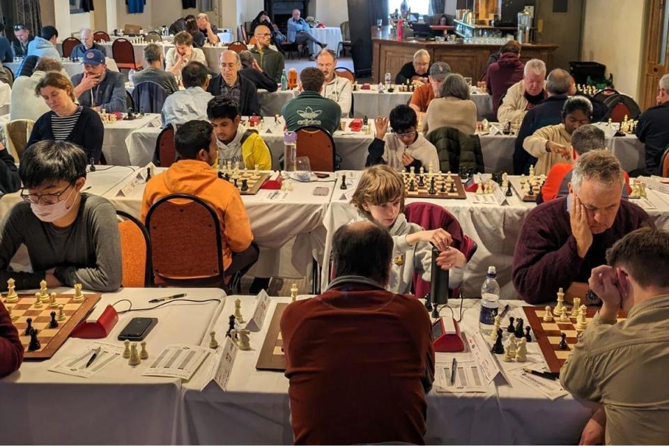 Ryde Castle Hotel was the busiest it has been this year. <i>(Image: Isle of Wight Chess)</i>
