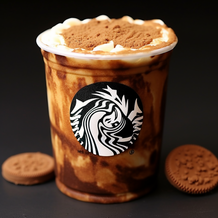 Tennessee's Moon Pie latte, made with chocolate, marshmallow syrup, and graham crackers