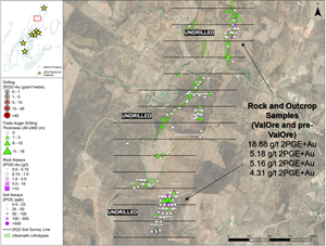 Soil Survey and Trado® Auger Drilling at Galante East Target