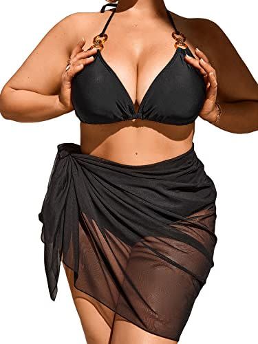 26) Women's Plus-Size Bikini Set