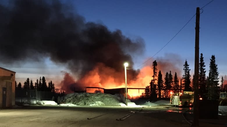 Arson investigation after Mother Wood Timber Mart burns in Happy Valley-Goose Bay