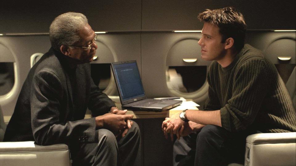 Morgan Freeman, left, and Ben Affleck in 'The Sum of All Fears'