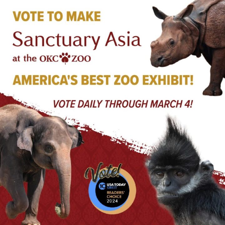 Sanctuary Asia nominated for Best Zoo Exhibit 2024. Image courtesy OKC Zoo.