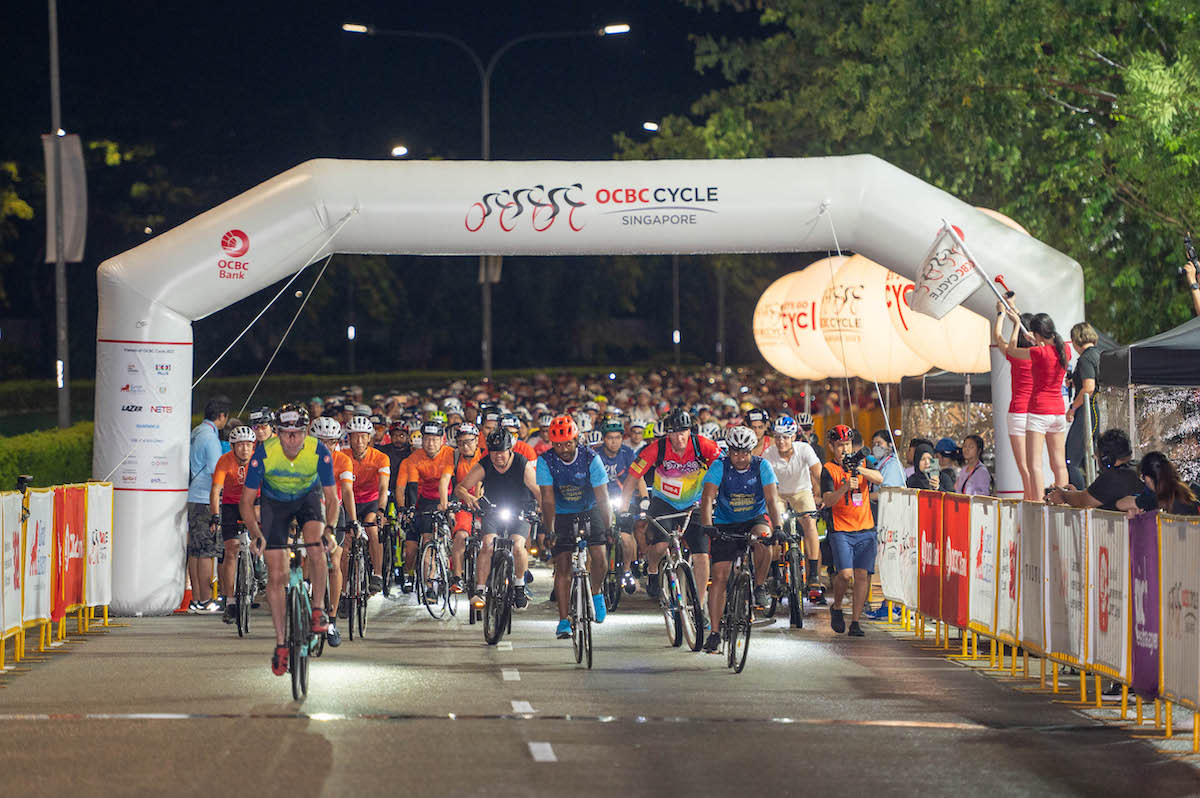 Close to 7,300 cyclists participated in the Sportive Ride and The Straits Times City Ride of OCBC Cycle 2023. (PHOTO: OCBC Cycle)