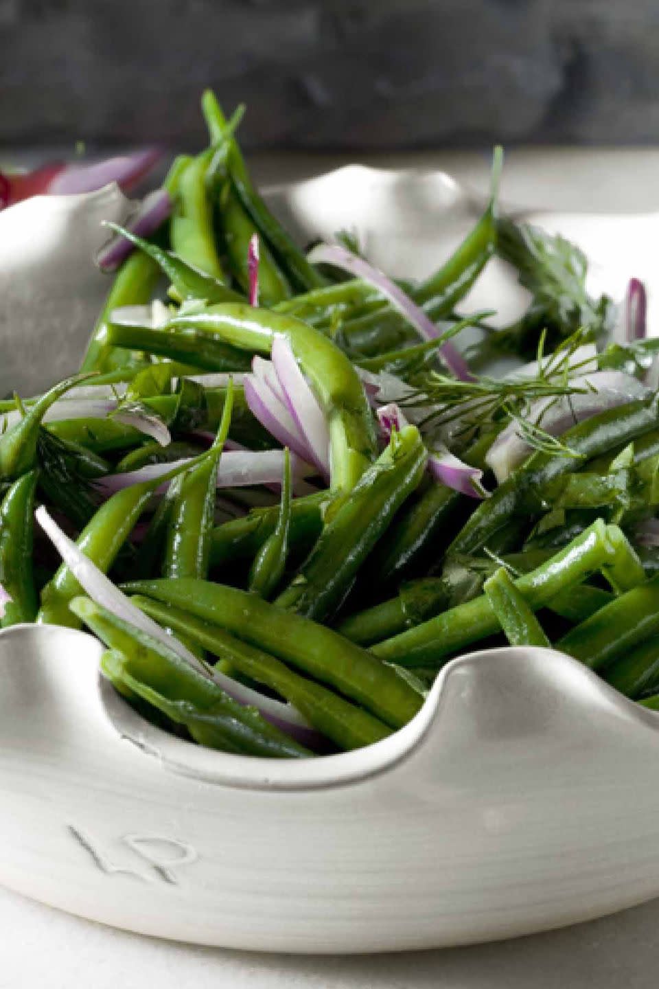 Green Bean Salad with Red Onions